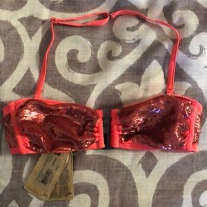 All saints coral bikini top. UK 6